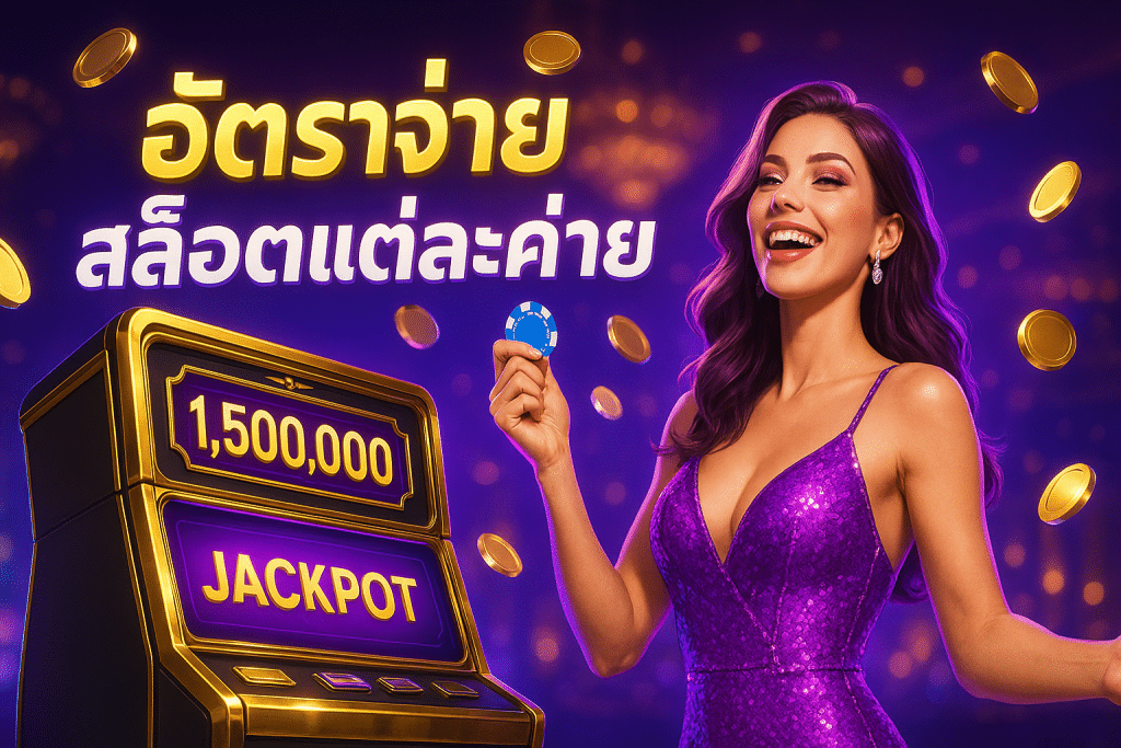 อัตราจ่าย สล็อตแต่ละค่าย