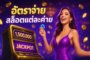 อัตราจ่าย สล็อตแต่ละค่าย